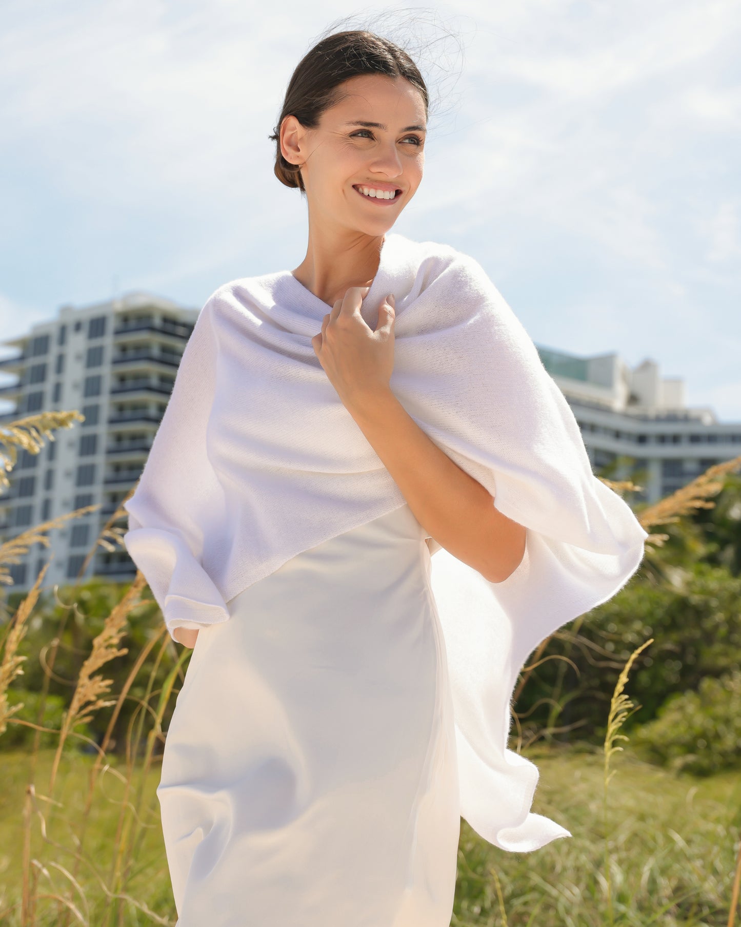 White Cashmere Wrap