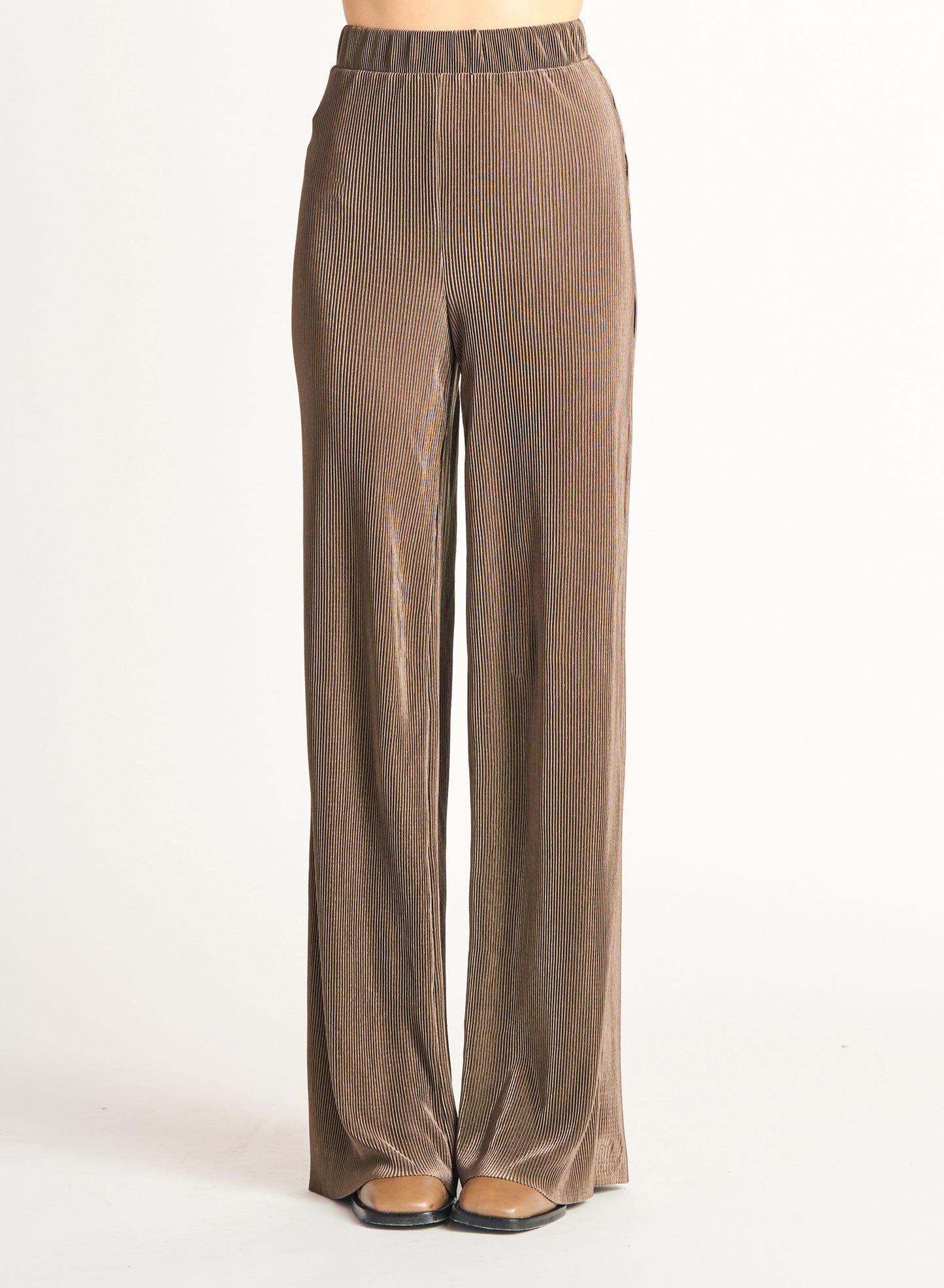 Pleated Wide Leg Pant