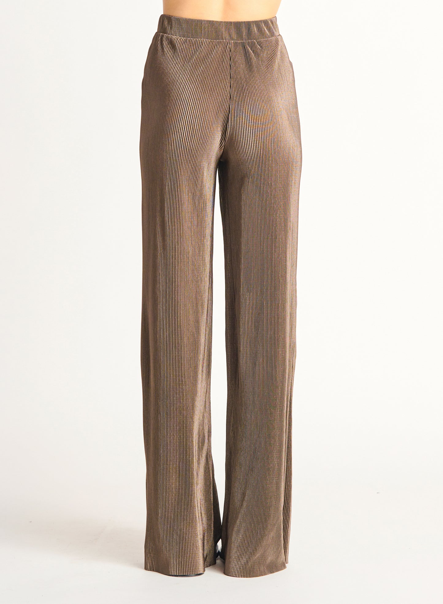 Pleated Wide Leg Pant