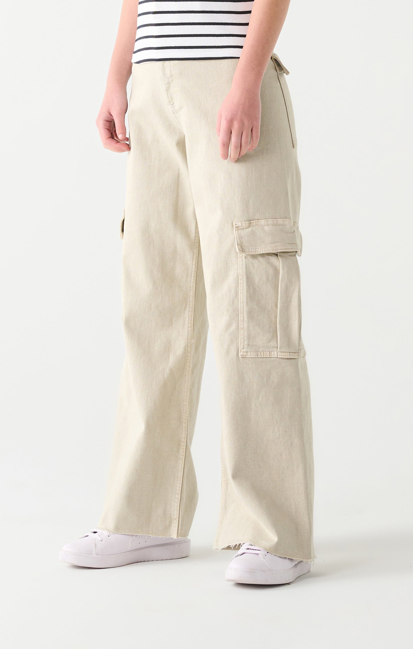 High Waist Cargo Culotte