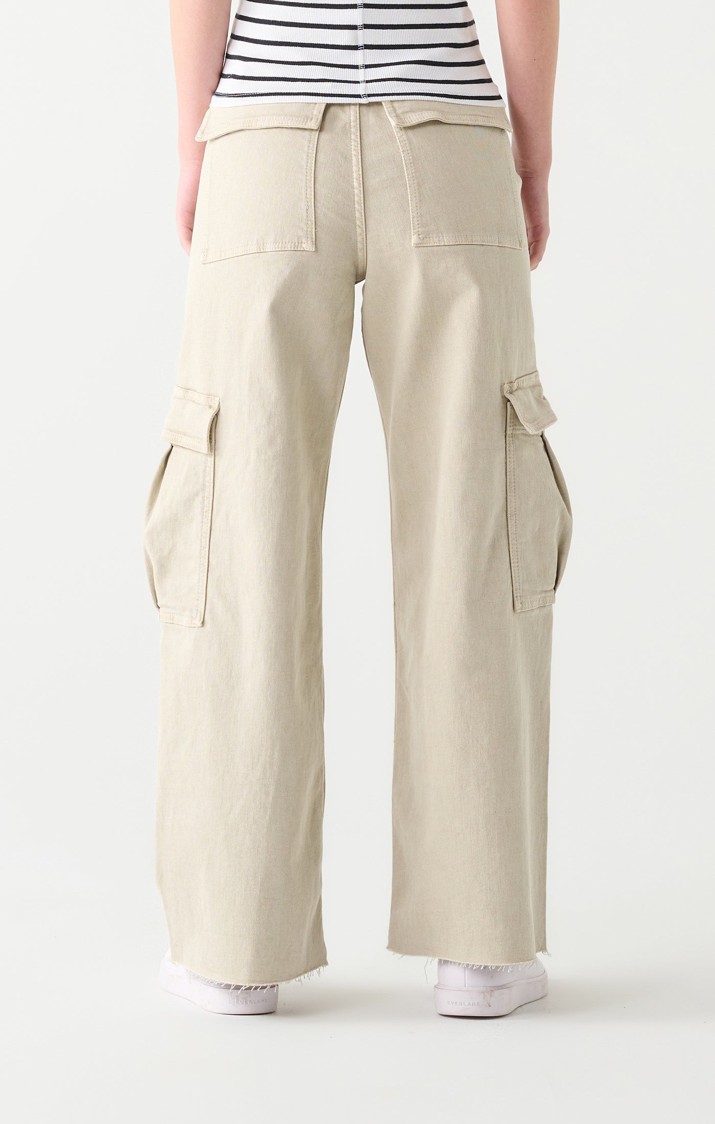 High Waist Cargo Culotte