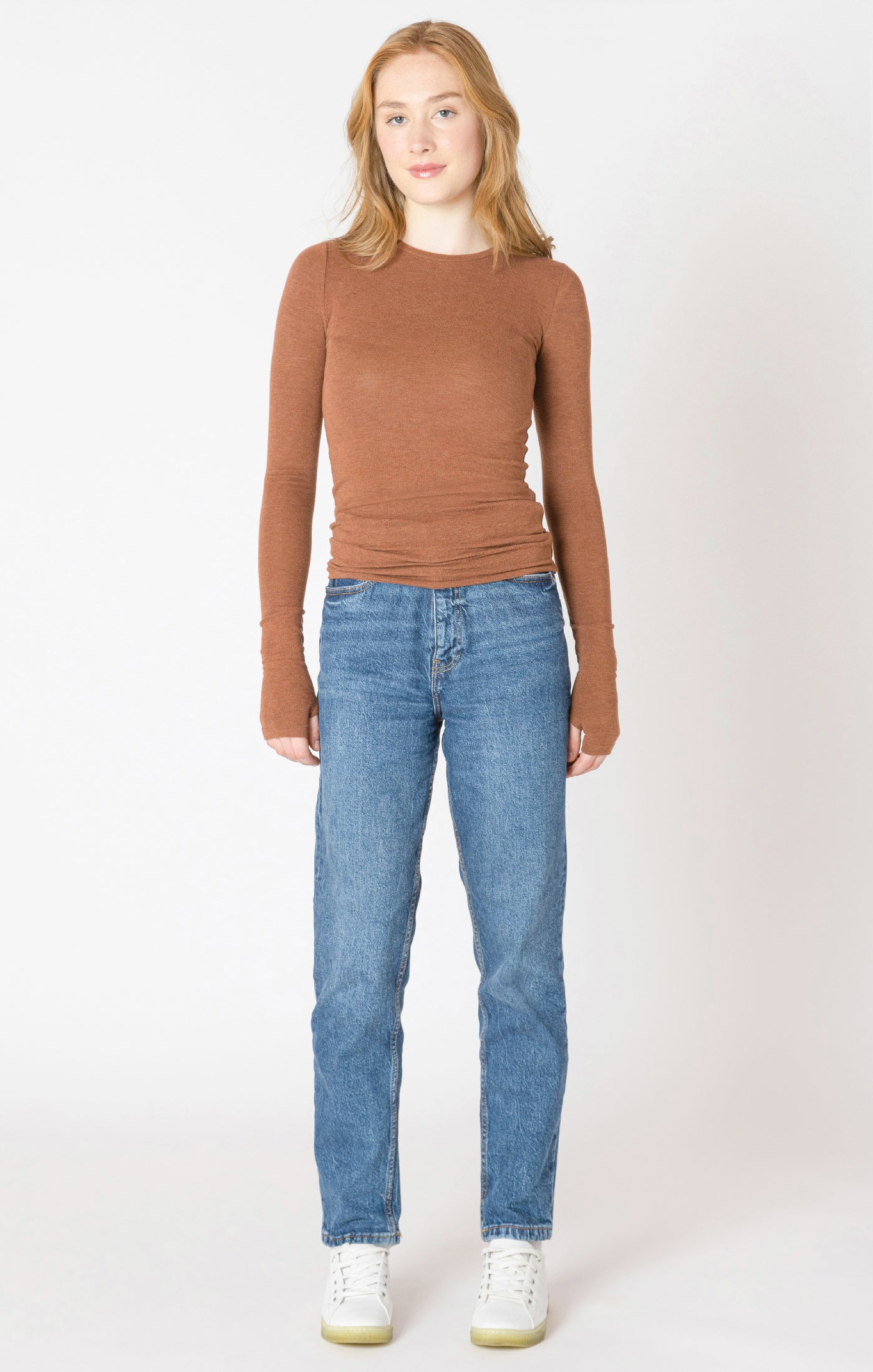 Soft & Simple Brushed Crewneck Tee
