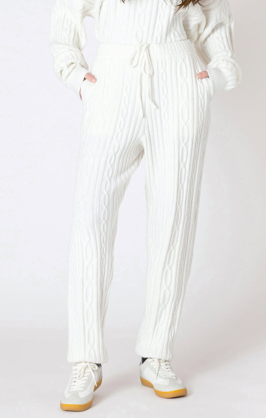 Cuddle Up Cable Knit Joggers
