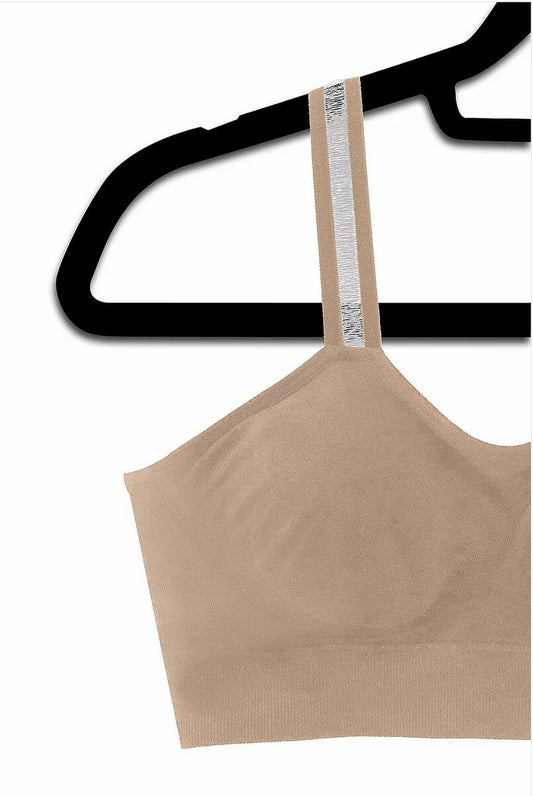 Plus Size Nude Sheer Attached to Nude Bra