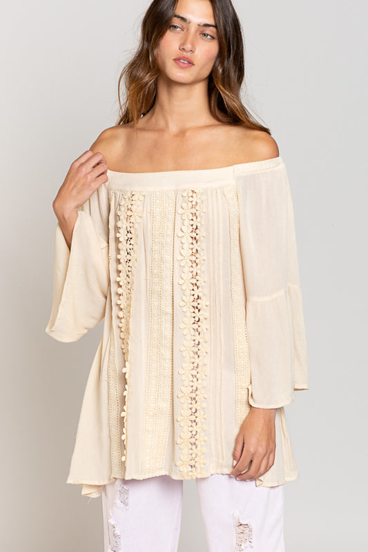 Lovely Lace Tunic Top