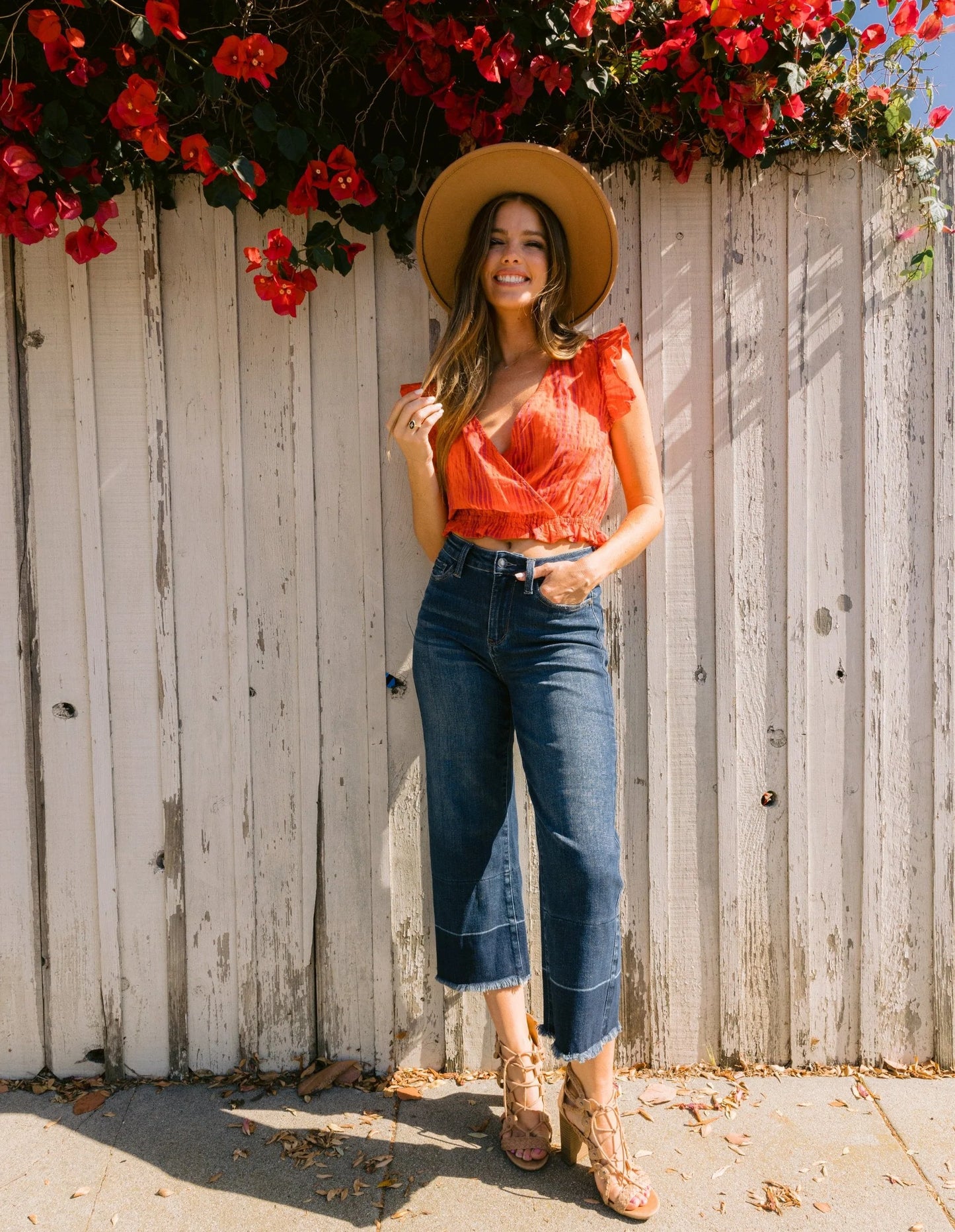 Released hem hotsell crop jeans