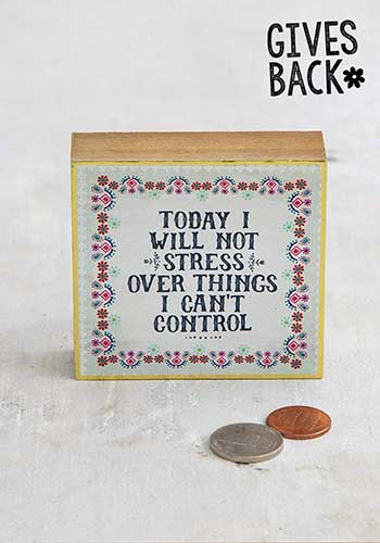 Don't Stress Tiny Block Keepsake