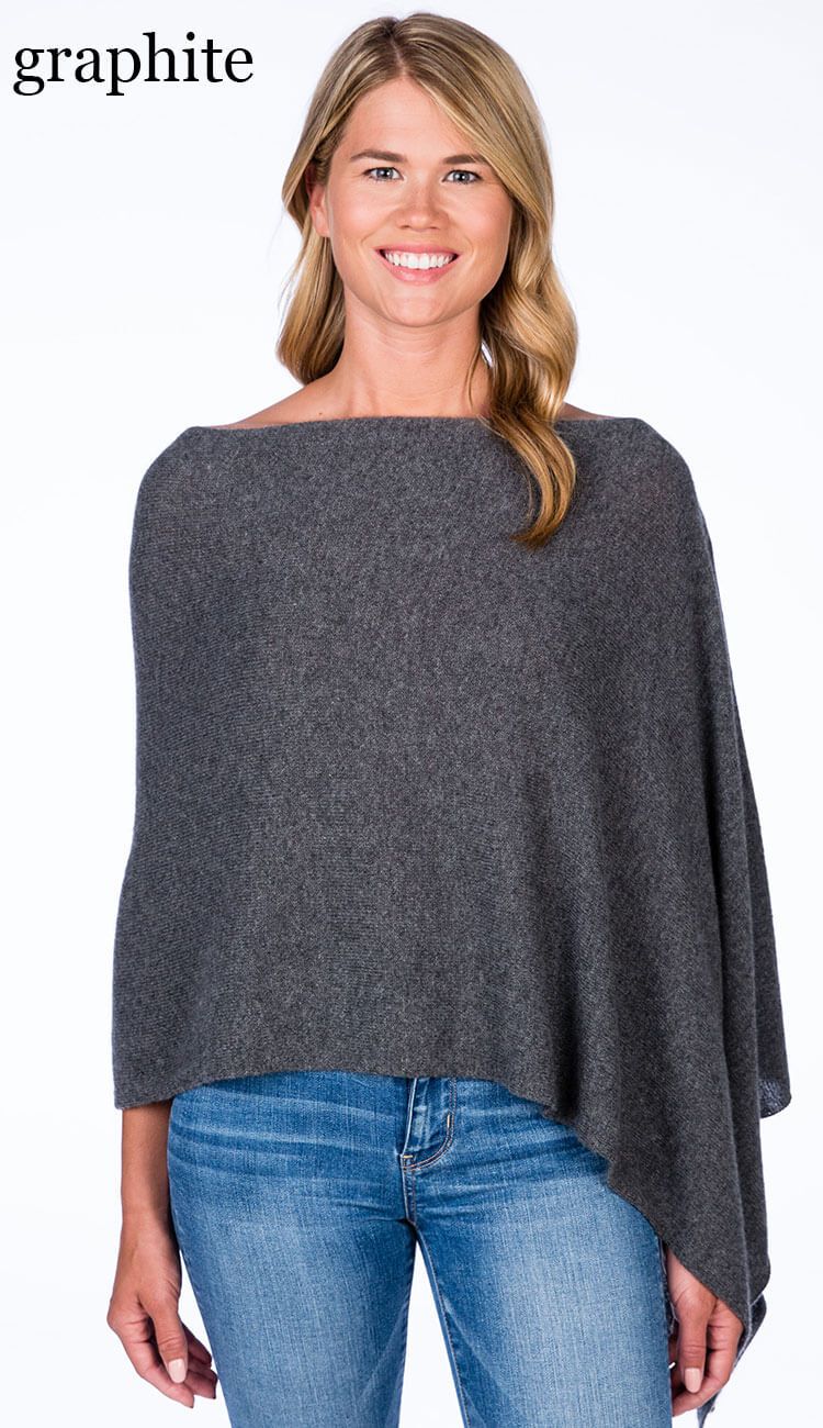 Graphite Cashmere Wrap