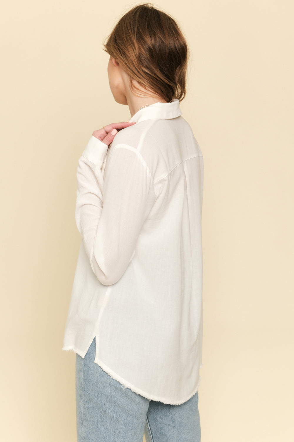 Soft Linen Blend Top