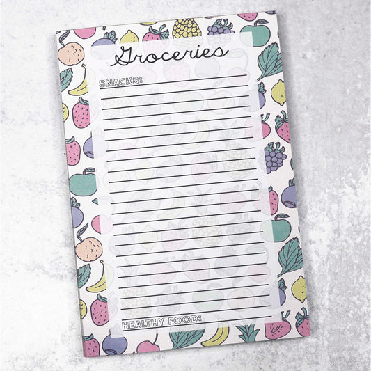 Groceries List Grocery Notepad