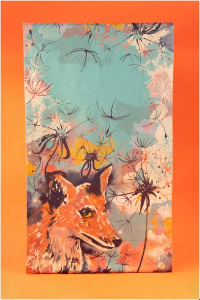 Luxurious Fox Print Scarf