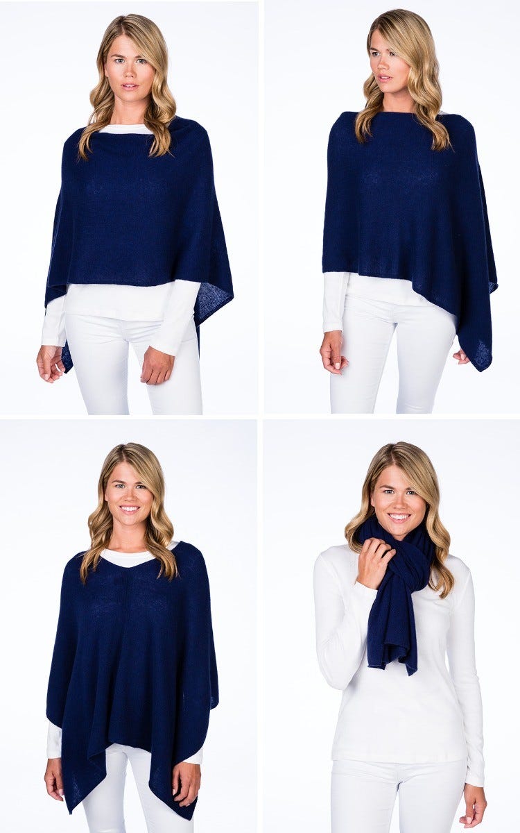 Sky Cashmere Wrap