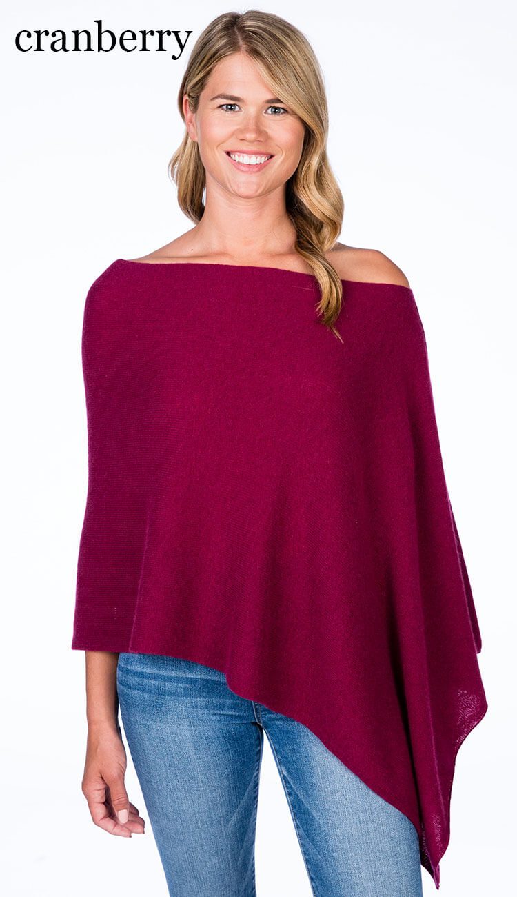 Cranberry Cashmere Wrap