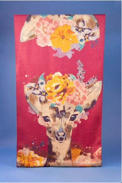 Luxurious Floral Doe Scarf