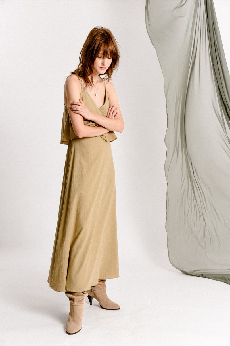 Long Dress With Double Straps