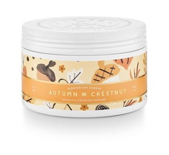 Tried & True Autumn Chestnut Small Tin Candle
