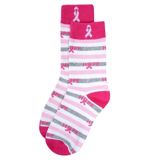 Women's Hope Breast Cancer Awareness Novelty Socks