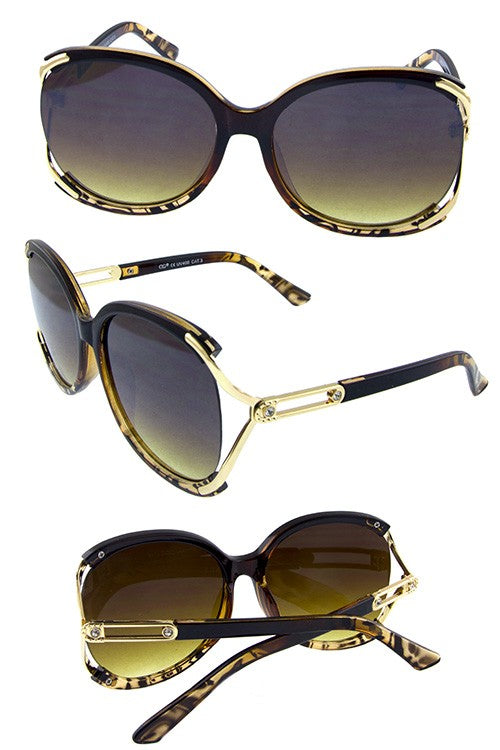 Rhinestone Square Style Sunglasses