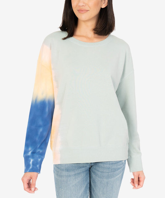 Kut From The Kloth Camila Tie Dye Pullover Top