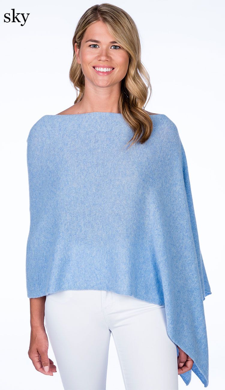 Sky Cashmere Wrap