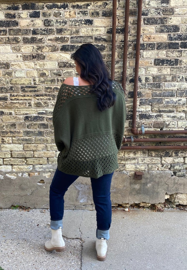 Green Olive Sweater