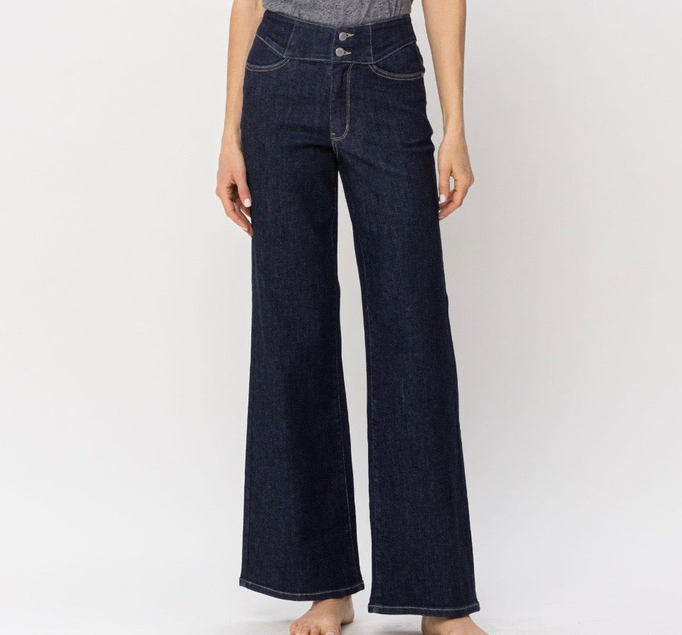 Judy Blue High Waist Geometric Pocket Jeans