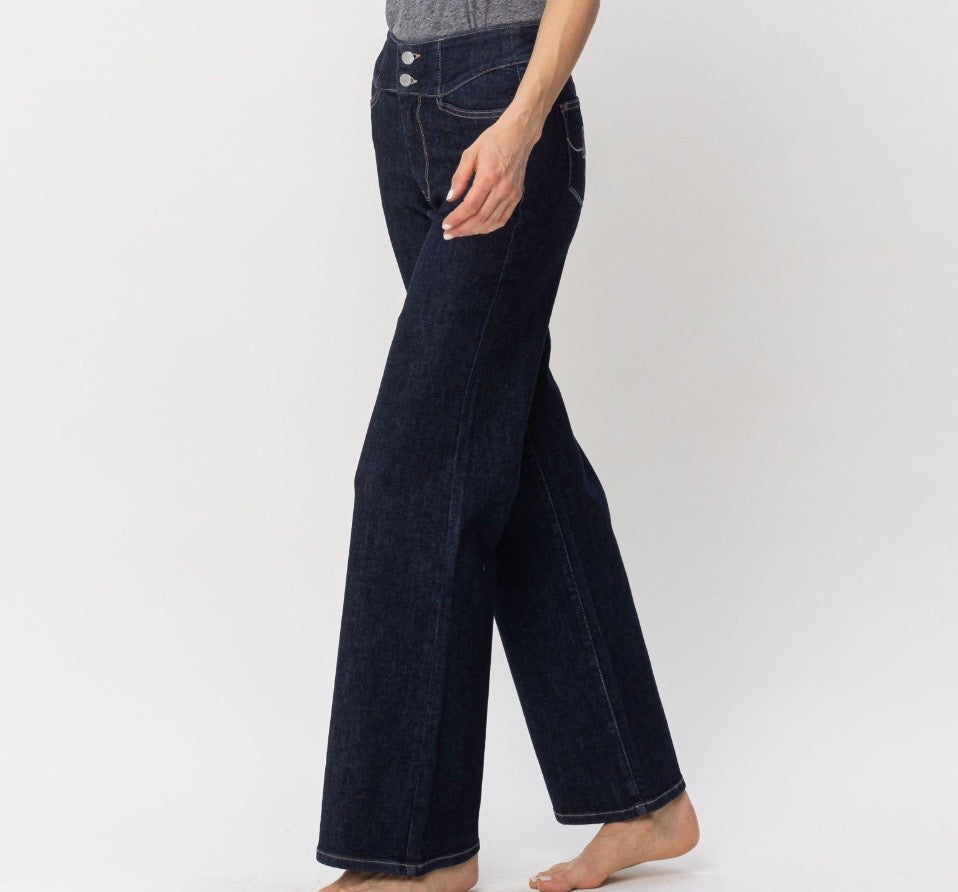 Judy Blue High Waist Geometric Pocket Jeans