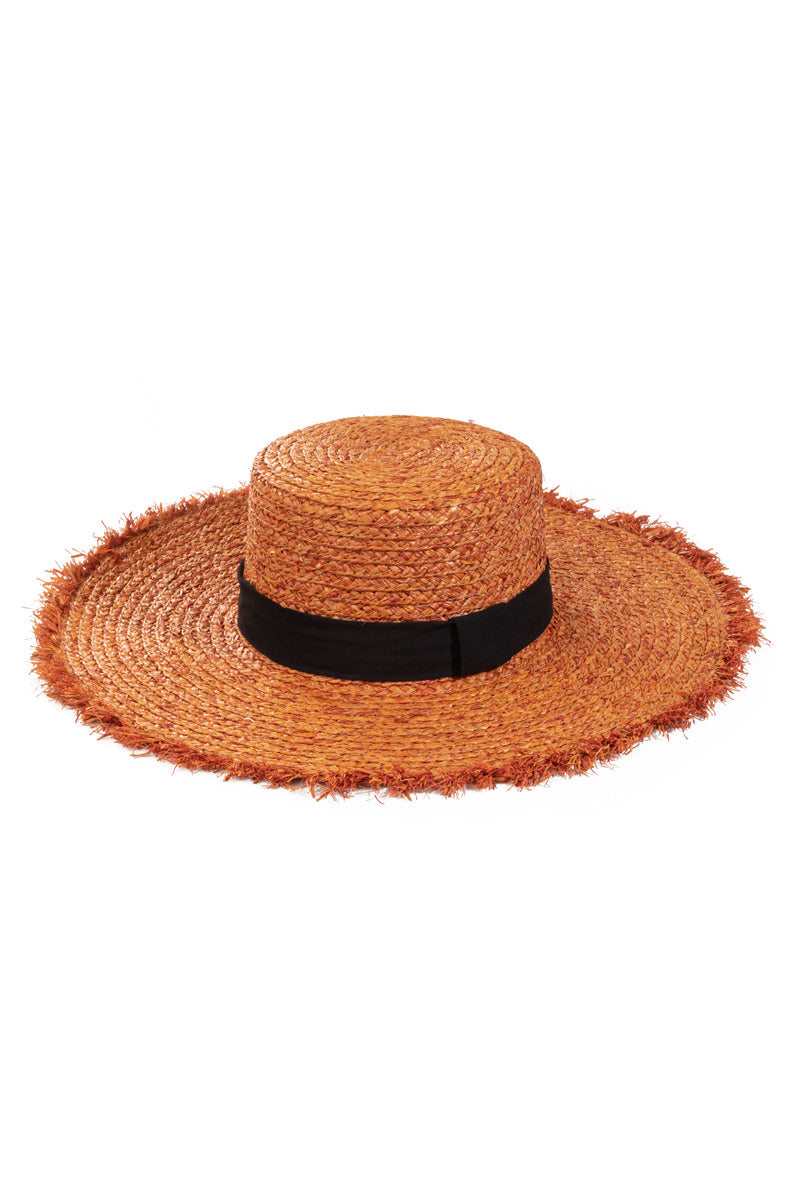 Flat Top Straw Weave Sun Hat