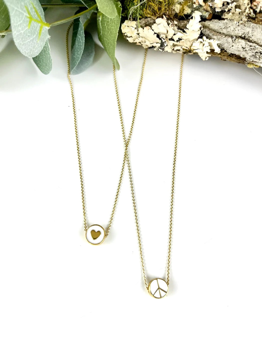 Inspire Designs Peace & Love Necklace