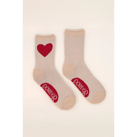 You Have My Heart Ankle Socks - Vanilla