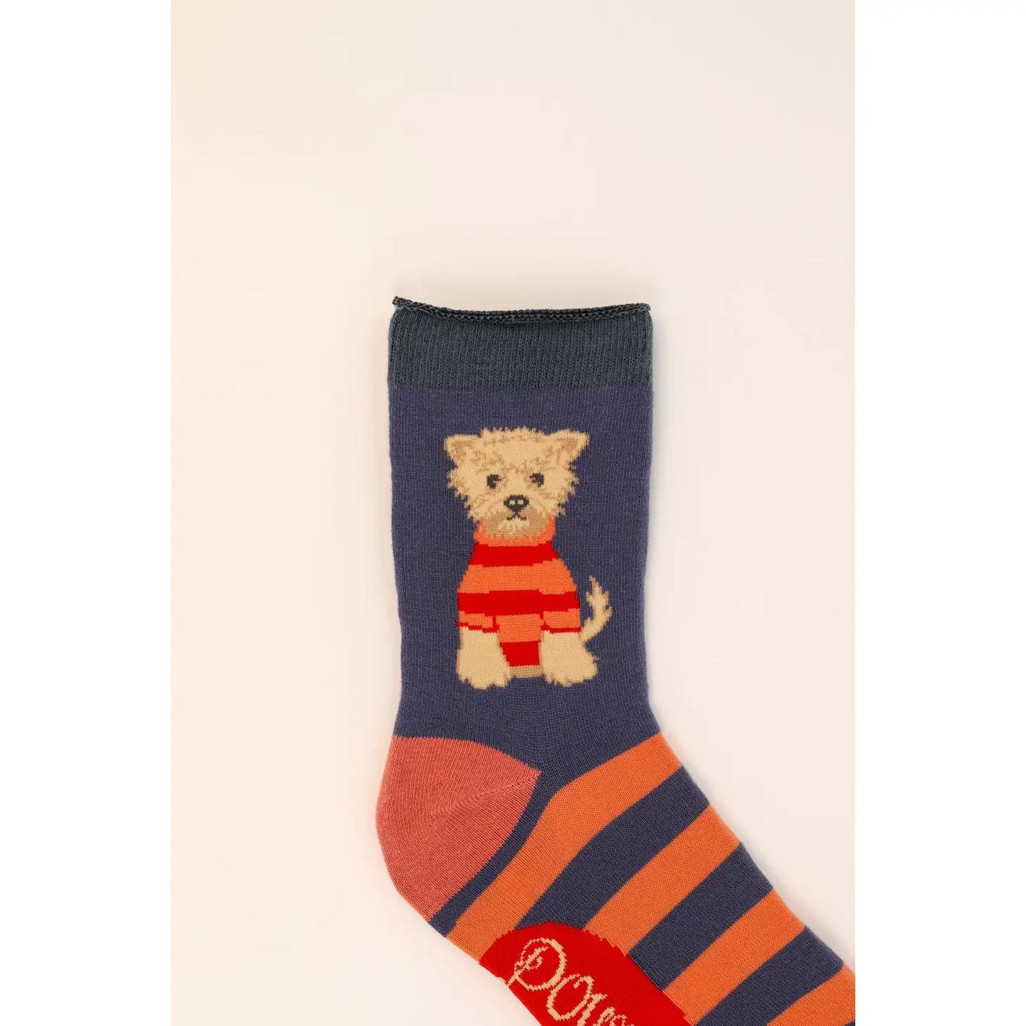 Woolie Westie Ankle Socks - Denim